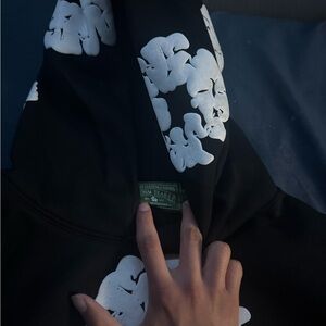 Denim Tears Black and White Men's Sweater